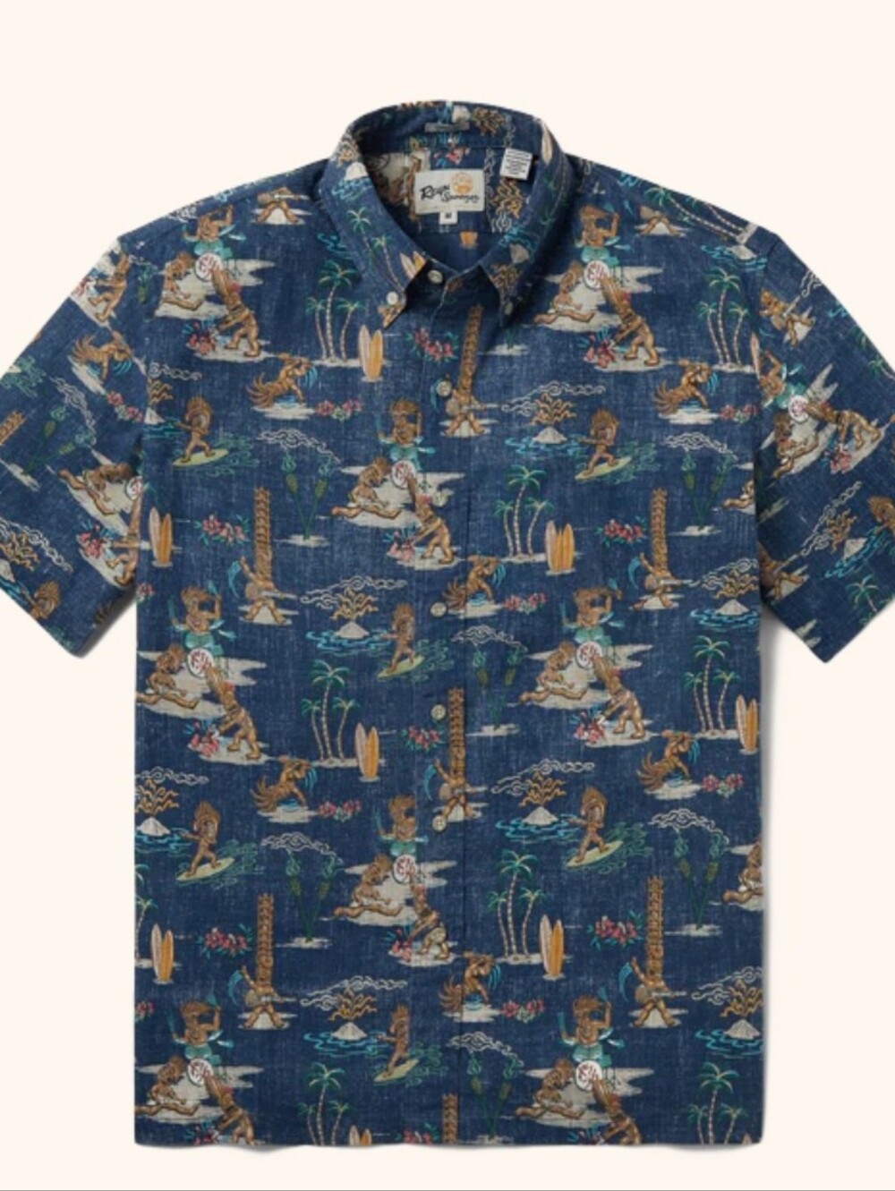 Reyn Spooner X Adam Wild Tiki Dudes Hawaiian Shirt Classic Fit XL